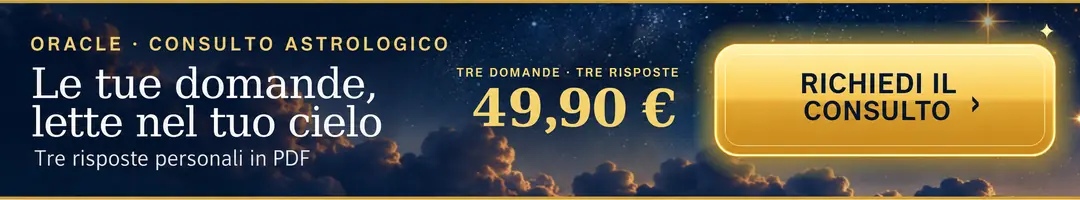 Oracle – Consulto astrologico, tre domande tre risposte, 49,90 €